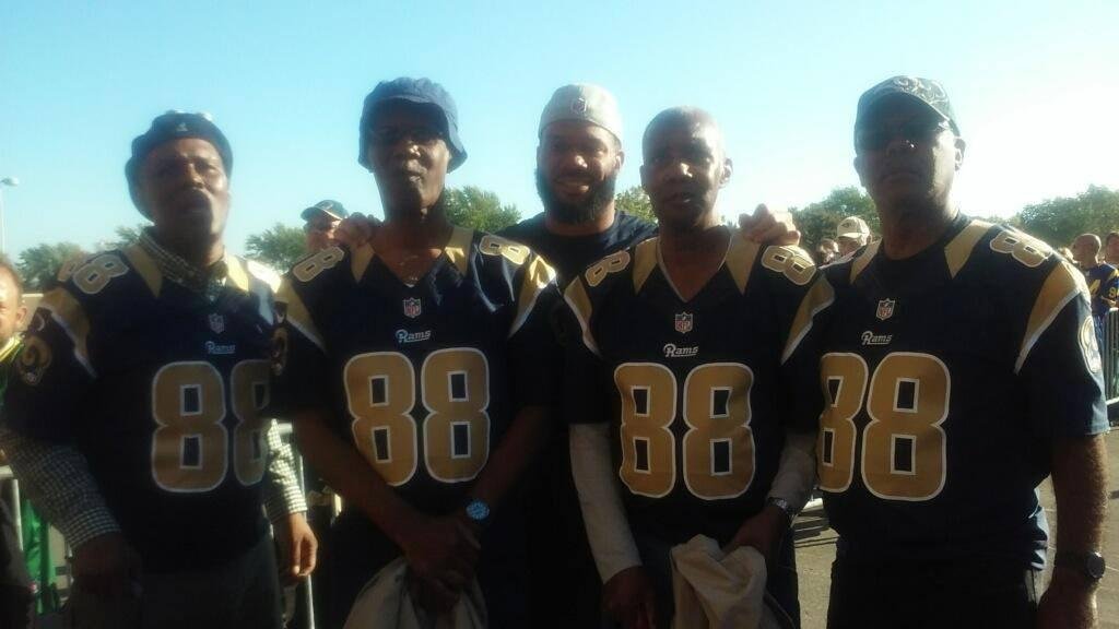 Lance Kendricks and his dad and uncles.