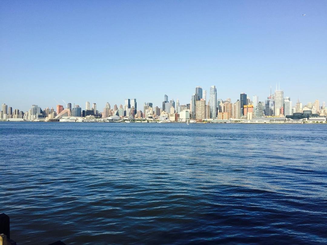 The New York Skyline was our view for Mothers Day dinner.