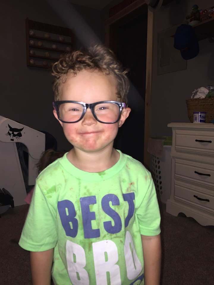 Our Grandson Cayden is all boy!