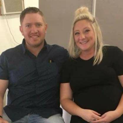 I can hardly wait till Santa brings our first grandbaby.  Our daughter Cyndal and our son in law Taylor.  😍