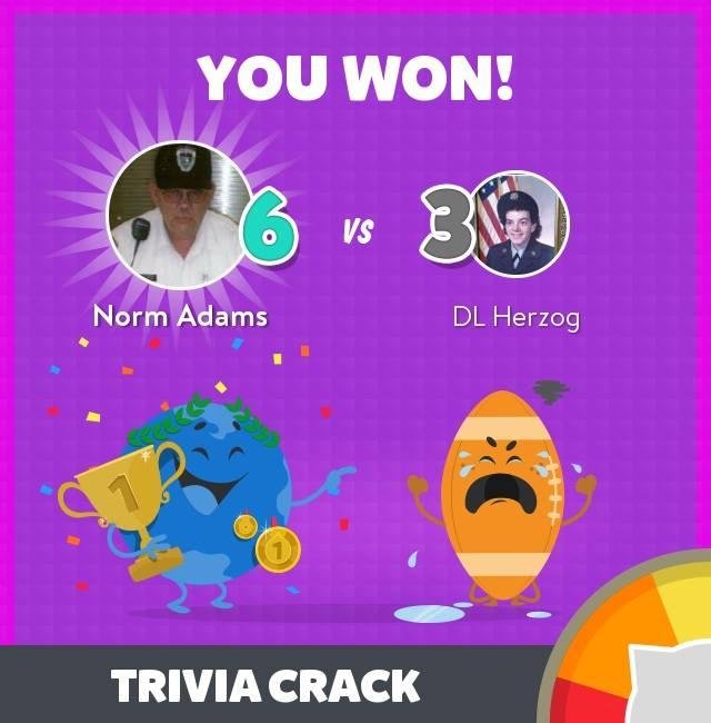 Norm Adams' album, Trivia Crack Photos