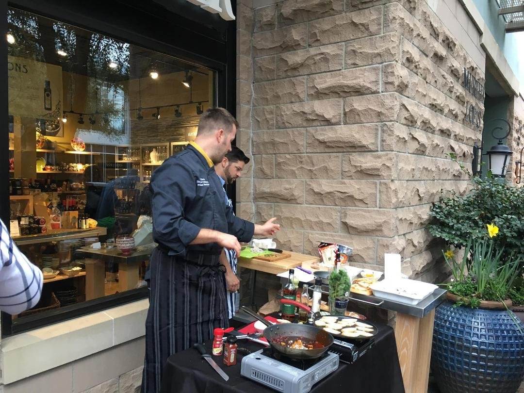 It's not too late. Stop by and have a sample of chef Darin's amazing shrimp recipe.