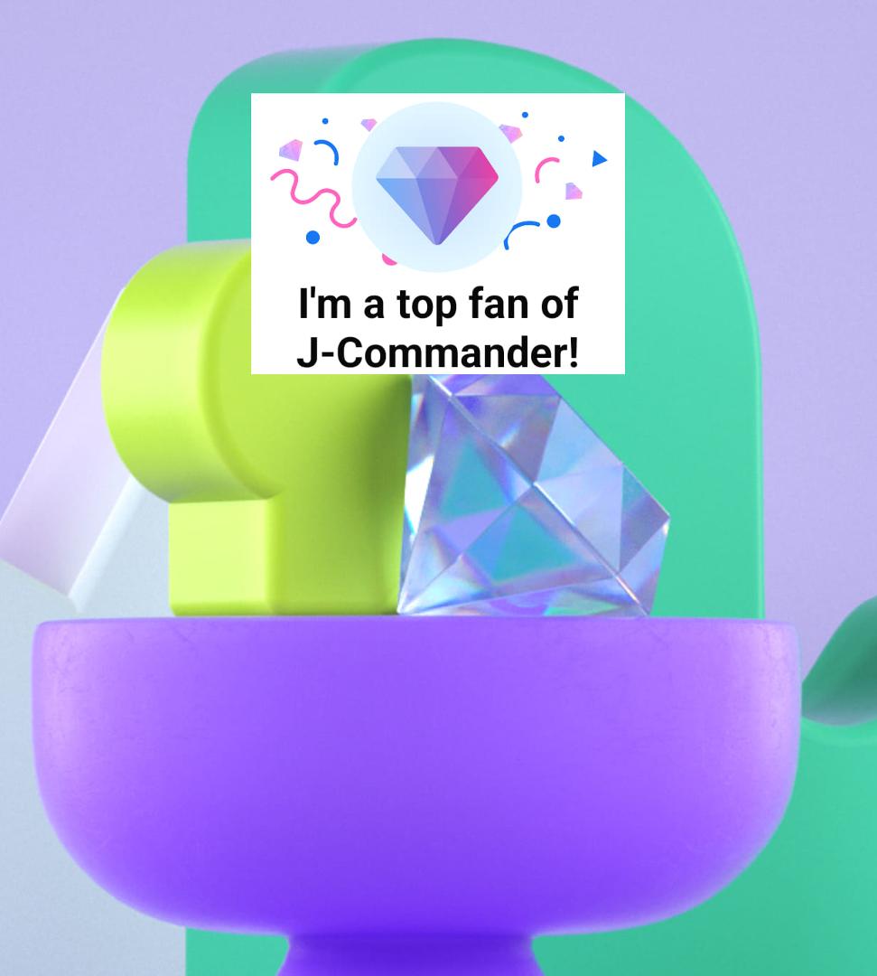 With J-Commander – I just got recognized as one of their top fans! 🎉