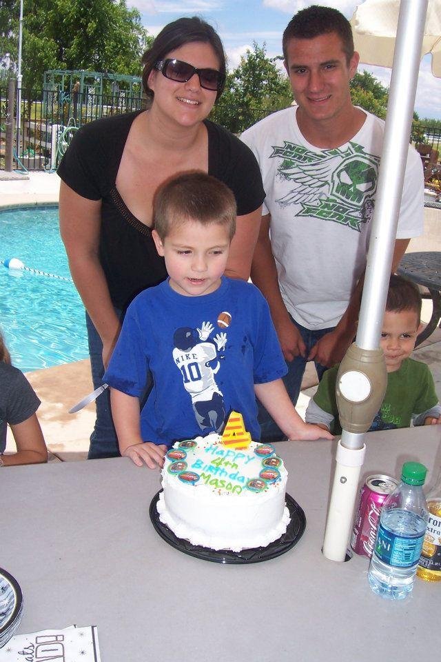 my daughters son mason his 4th birthday