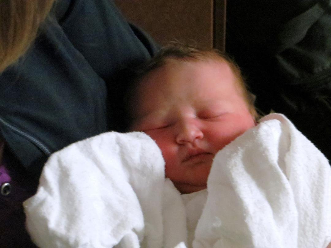 Madison Marie Ross greets the world !