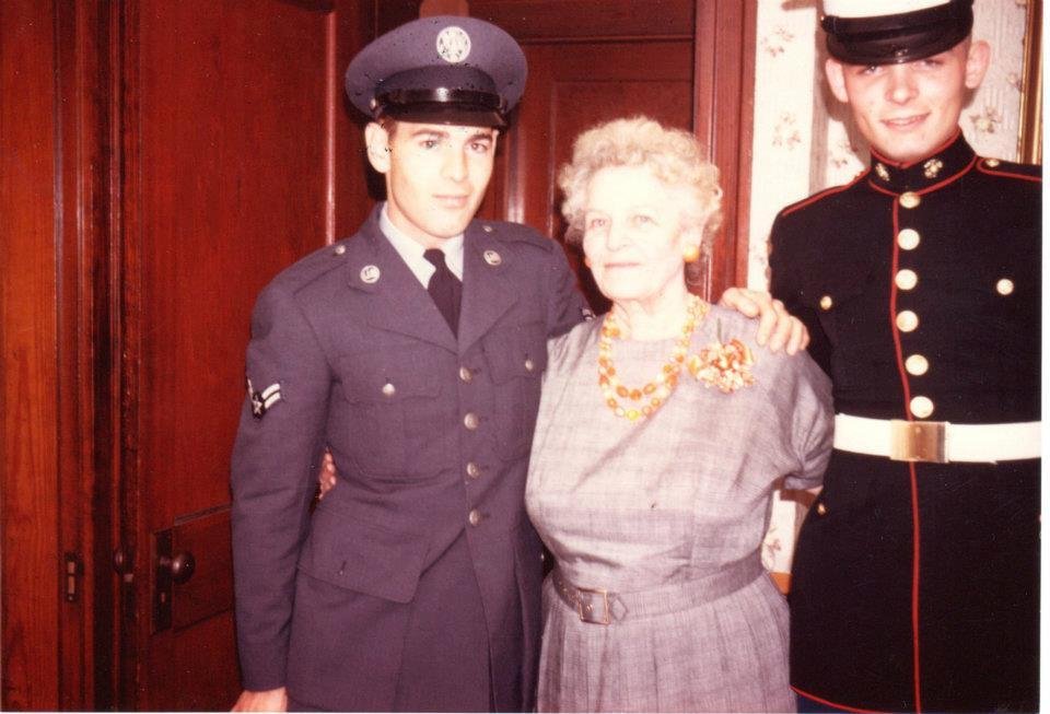 approx 1962or3 home on leave, when draft was in effect