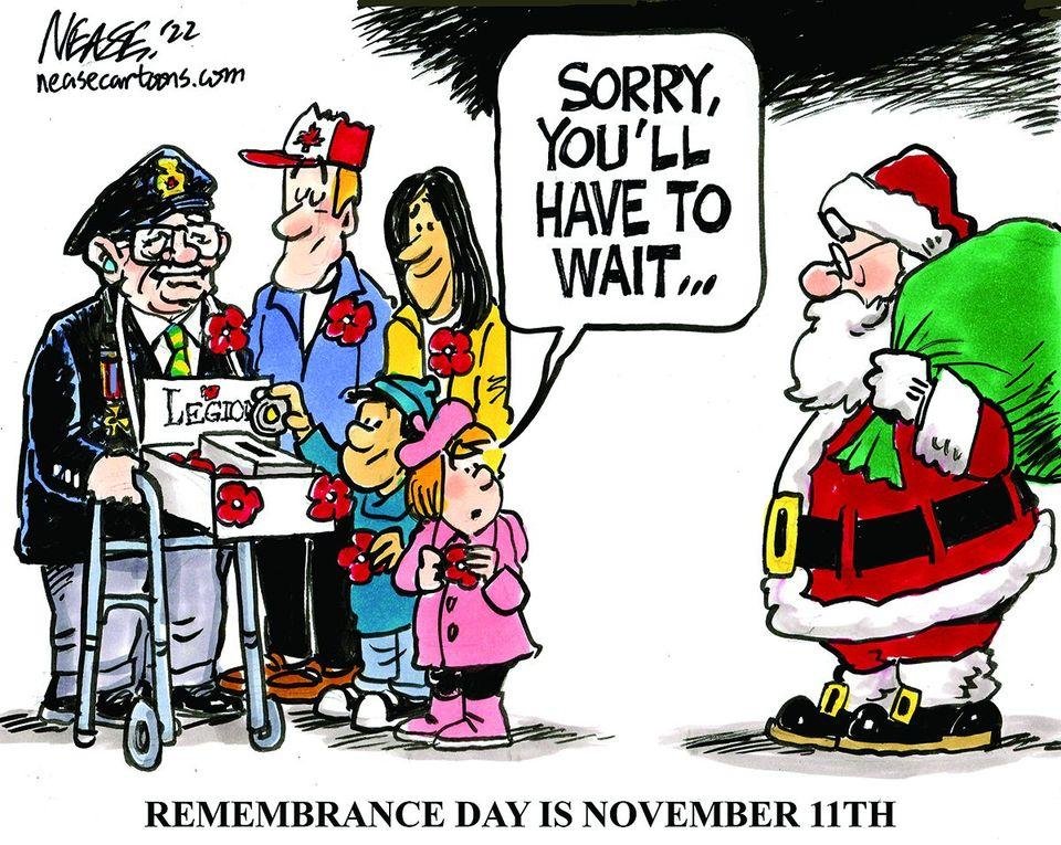 JMO - Lots of time between Remambrance Day and Christmas to decorate.