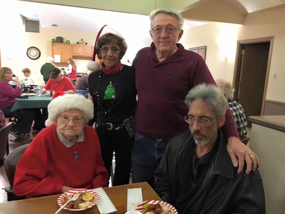 Lydia Werre(98 yrs young) Eileen, Elmer & Mitch