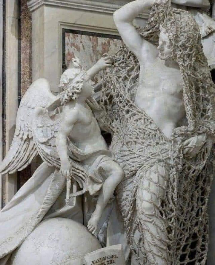 This is the most remarkable carving I have ever seen. All from one piece of marble.