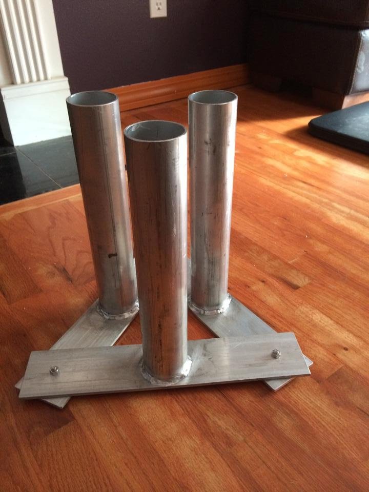 Thanks to anh Tim Dam for making the mortar launchers out of aluminum. We are ready for some fun Friday night!!