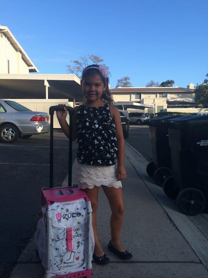 First day of second grade (okay, this was actually Tues - I'm a little slow with the upload).