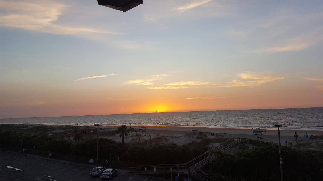 Sunrise on our last day