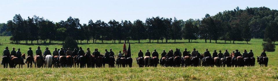 Jackson's Corps Cavalry - Black Horse Cavalry on the right half