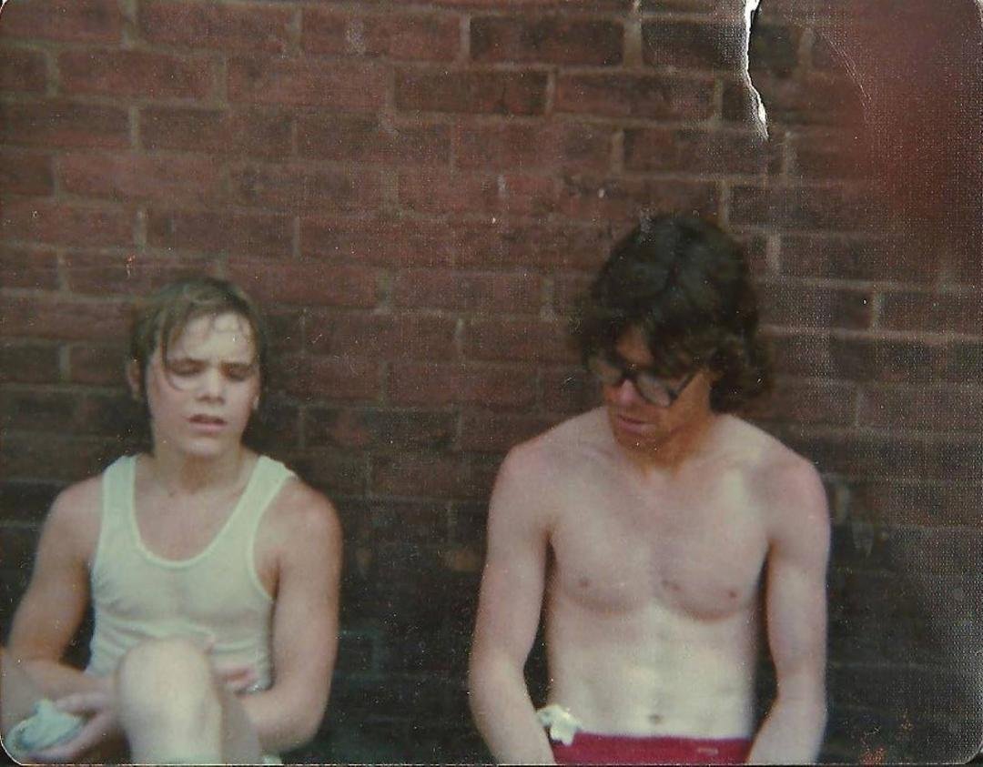 TBT Me at 15 and my brother Laurence Watt right after finishing the Phelps Sauerkraut 12.2 mile race. It was in the high 90s and humid that day. If it wasn't for the people with hoses and the abundance crew that frequently