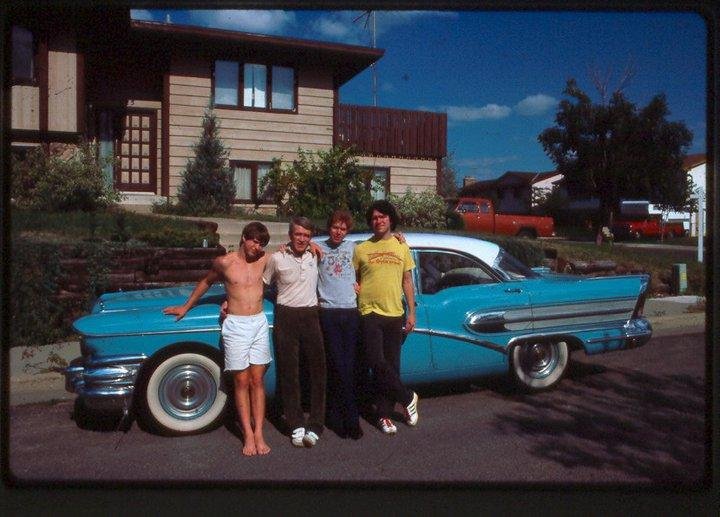 My younger brother Bob, my Dad, my older brother Bob & myself from about 1986.