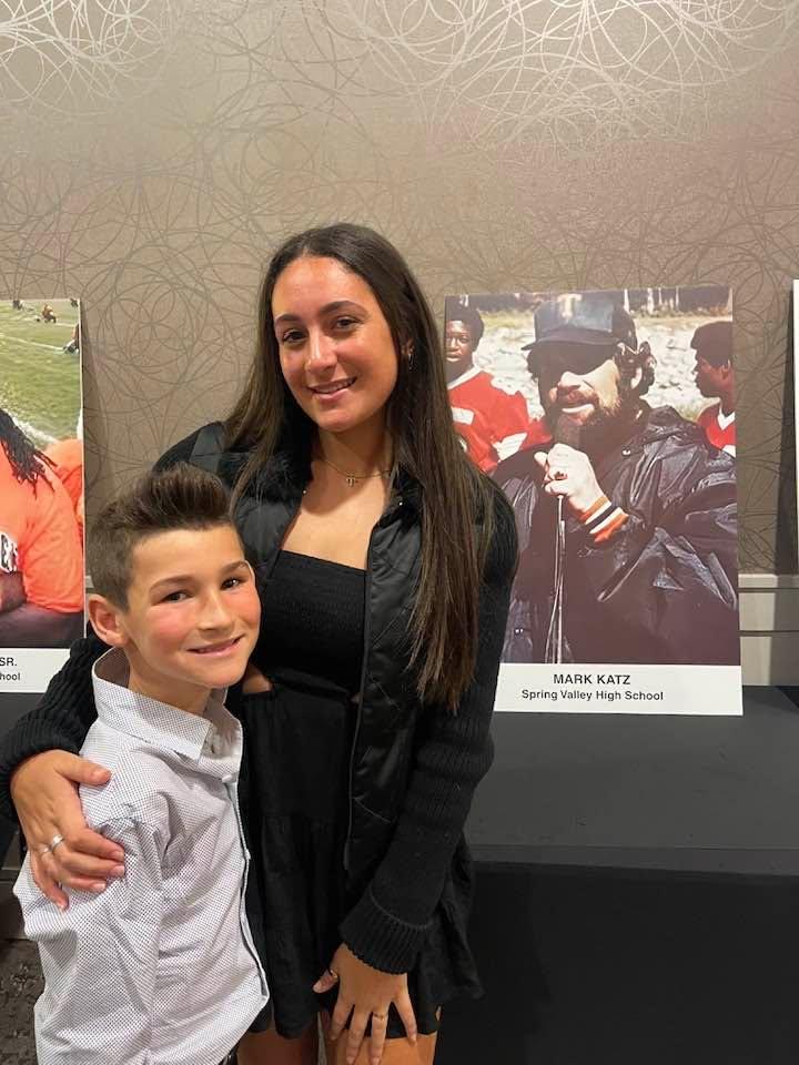 My Grandchildren Hawkins and Marin at my Hall of Fame Induction!