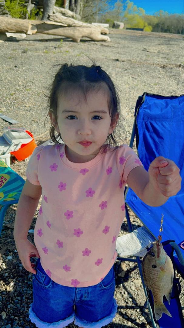 Libby first fish 🐠