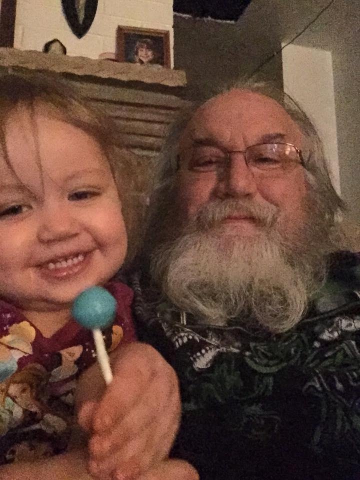 Watching Paddington with grandpa