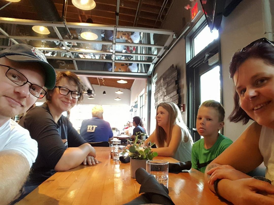 Lunchtime in great style on Granville Island.