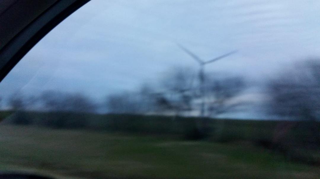 Boy there is alot of these up here (wind gener.aters