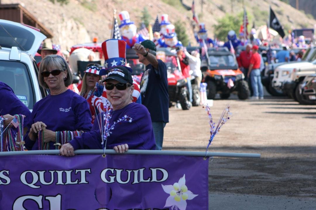 Parade at Creede Colorado, 7/4/2012 - Try not to walk in front of the ambulance.....