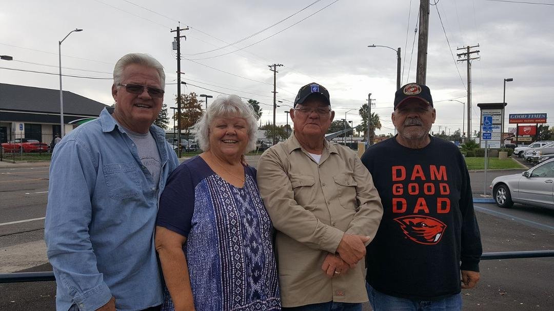 Breakfast with my brothers Randy ,Robby and my beautiful loving sister Rhonda . Had to feed her before sending her off back home to Arkansas  . Great breakfast at Crickets on Auburn ave.