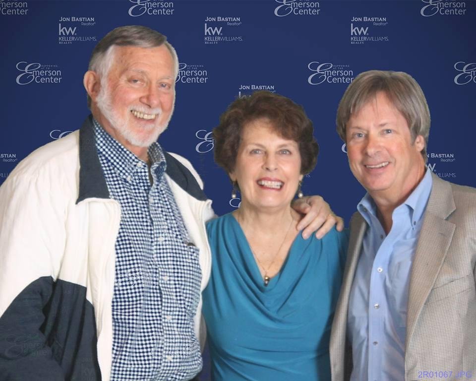 Helen and I with Dave Barry in Vero Beach. 