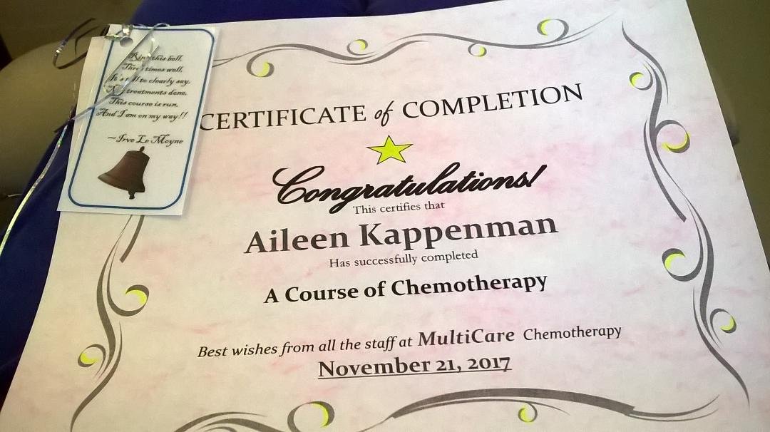 Just finished my last chemo!