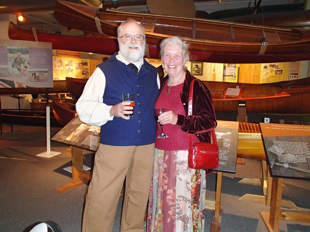Attending the 2016 Beaver Club Gala at the Canadian Canoe Museum in Peterborough, ON.