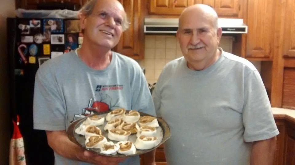 A little bit of Pepe in Ok. Pauline, look what Uncle Ronnie is holding?
