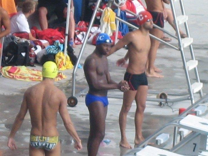 Aaron twiggs Santa Monica College swim team meet