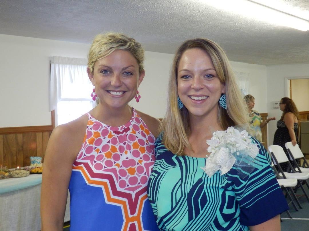 Future sisters-in-law...........Holly and Jesse........