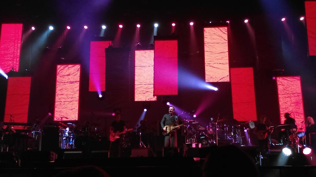 Excellent concert...Sting and Peter Gabriel. Paper, rock, scissors tour. Fifth row seats. You should be jealous. :)