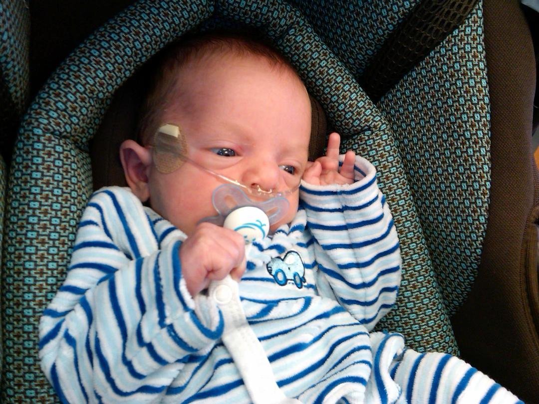 Travis waving hello