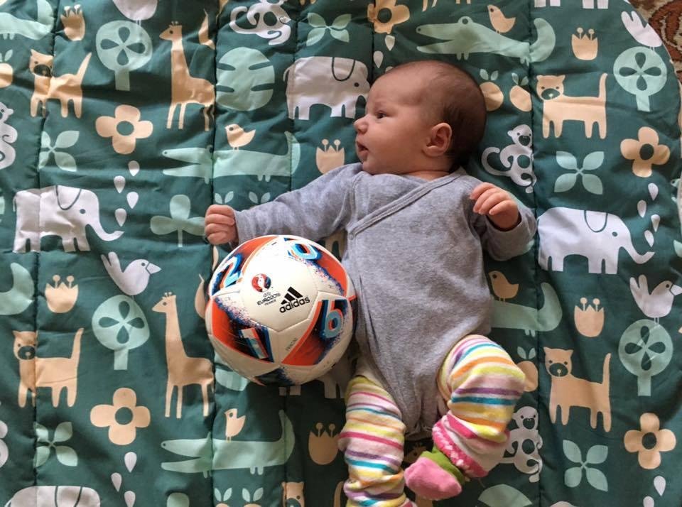 My new granddaughter-Lily. Going to see her in October. Paris is too far away.