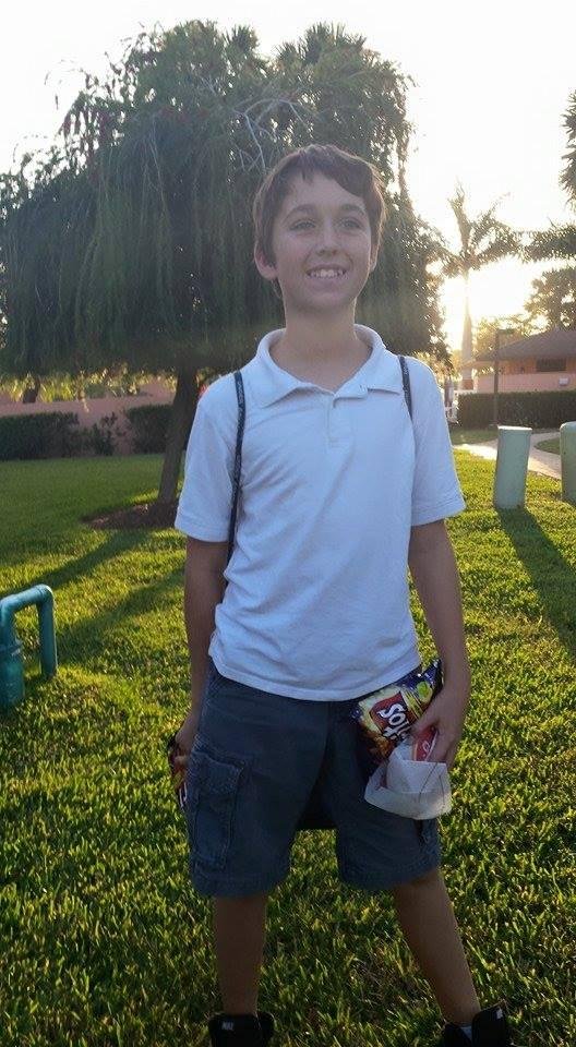 My evan age 11. He is getting so tall and thin.