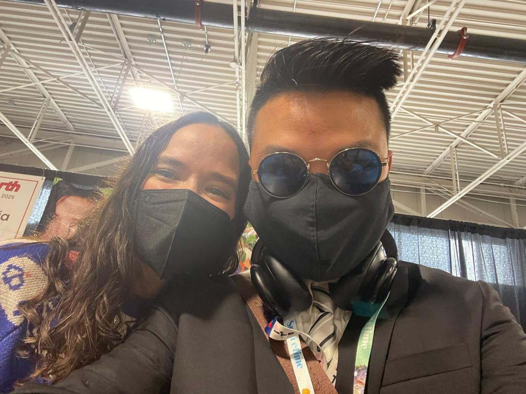 Me and Brina Palencia took a selfie