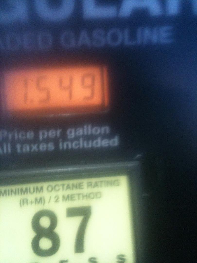 This is the cheapest I have paid for gas in a long time without a coupon. It pays to have a Costco membership.