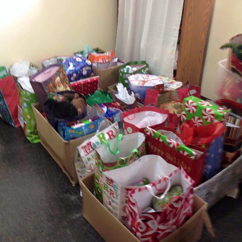 Christmas presents for residents at SDC!! Woo hoo!!