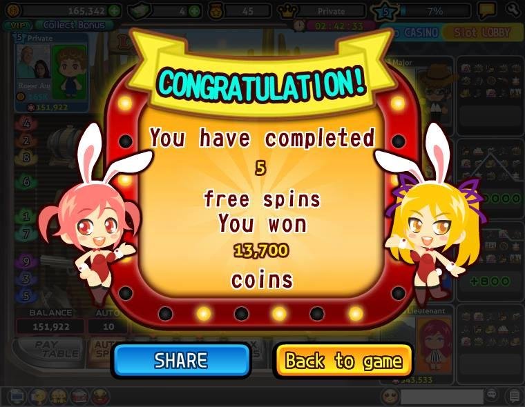 Roger August played the "Wild West" Free spin and won 13,700 coins in Let's Vegas! Come to join now!