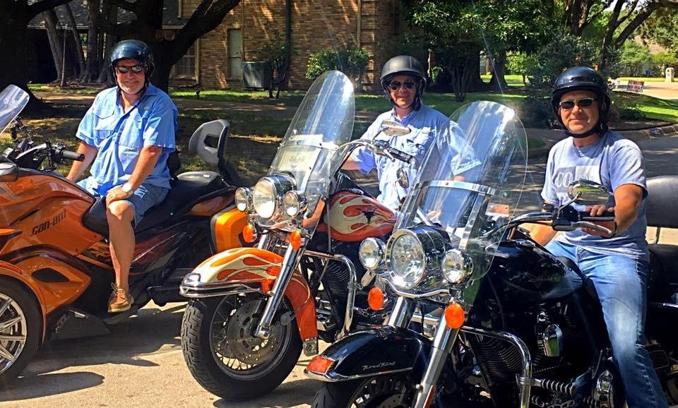 Nice little ride for lunch, with great friends. BENNY ALAN RICK