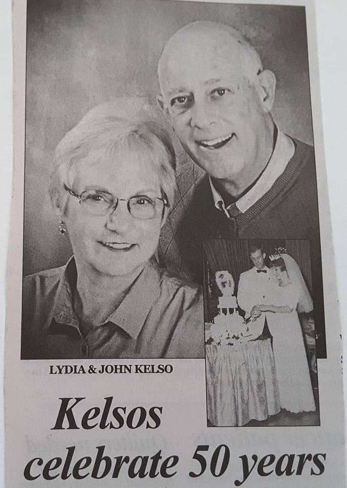 Surprise! Last night a new waitress at a local restaurant greeted us with "Happy Anniversary." Having never seen her before we were totally surprised and asked how she knew we are celebrating our 50th in a few days. She sai