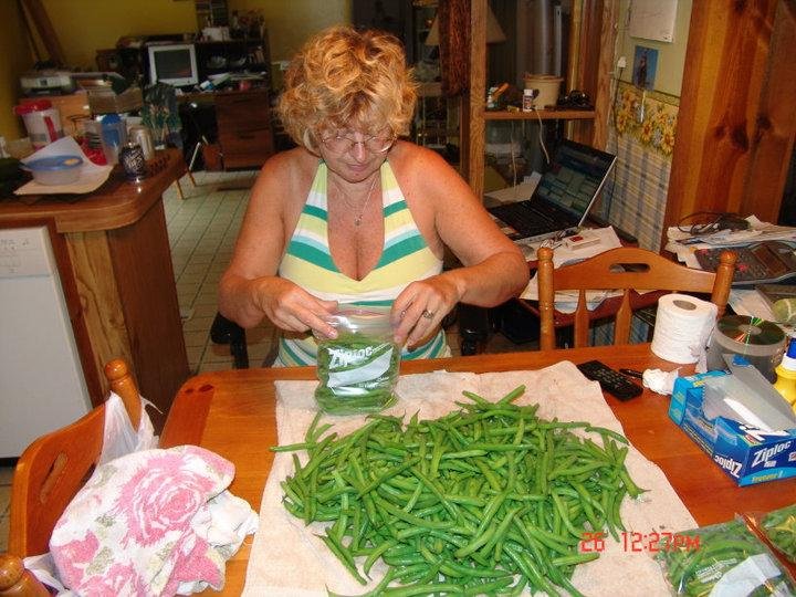 My Bean packer last year-Hired her again for this year! HE! HE!