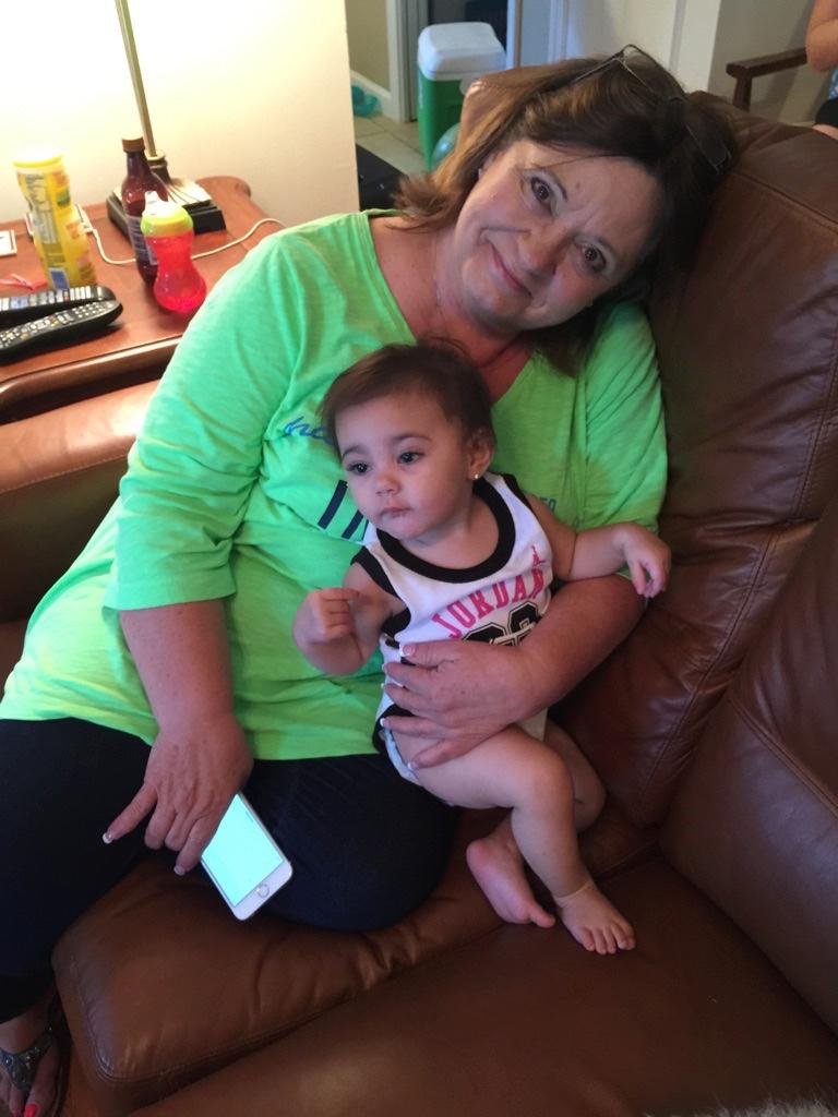 Our youngest grand baby came to visit😀