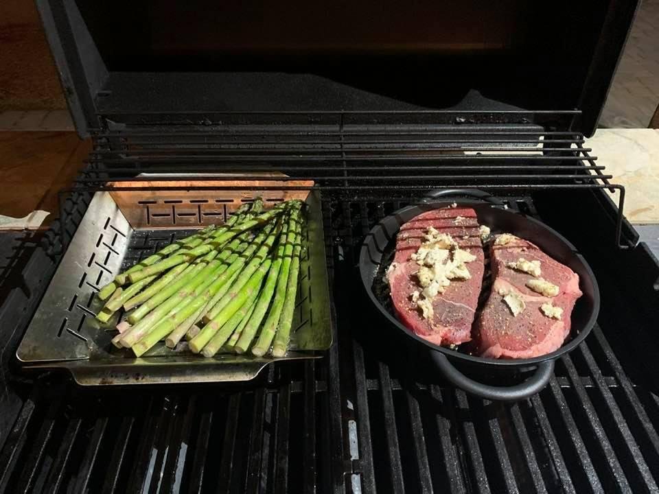 My turn to grill dinner 🥘