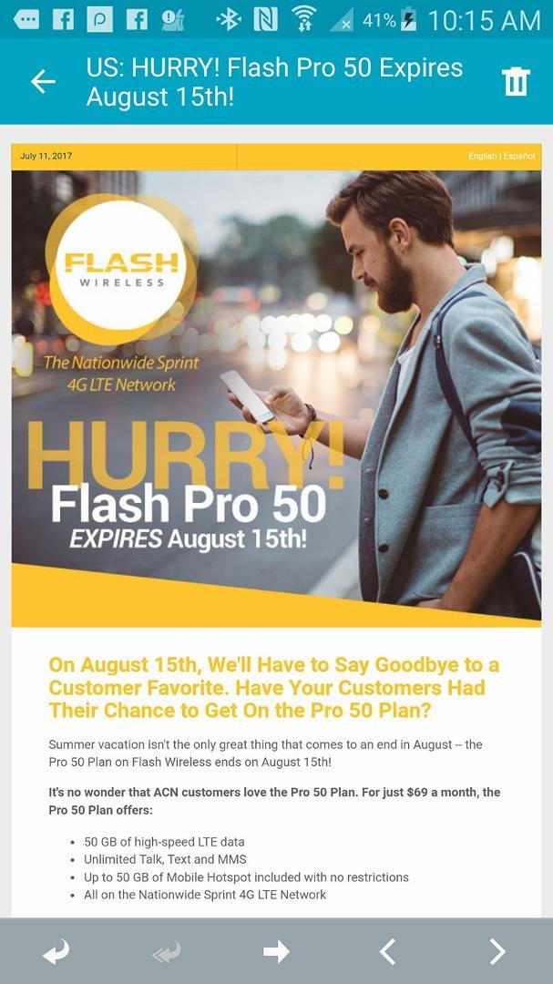 This is the best 4G LTE plan across ALL carriers! Message me for details.