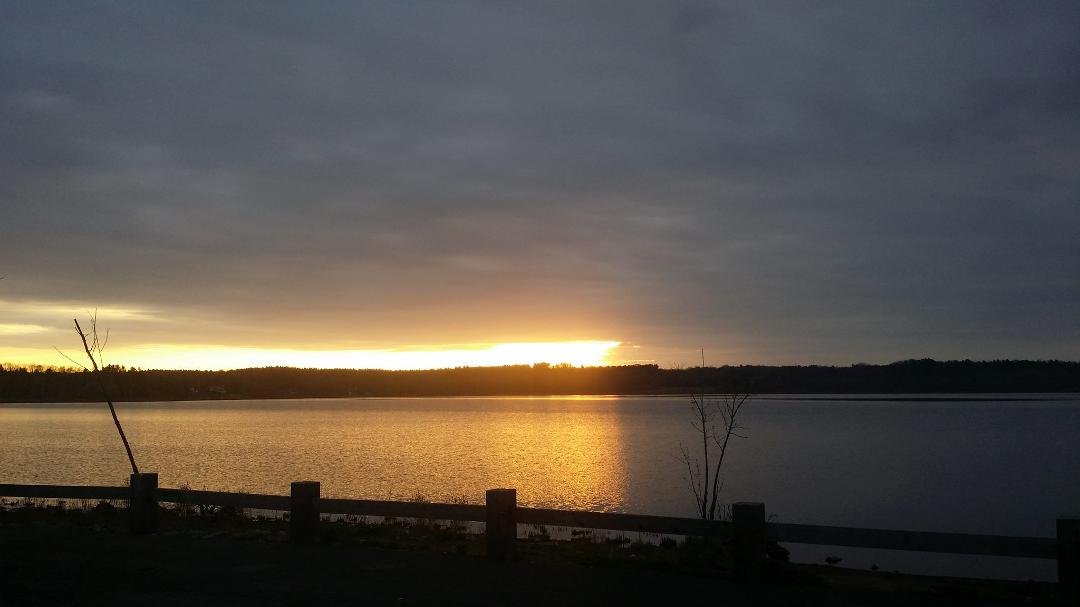 Sunrise over Round Lake, NY 04/30/2016 6:20am