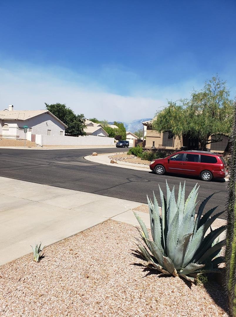 Today, Saturday the Big Horn fire has burned 43,000 plus acres and is only 21% contained compared to 40% yesterday. People in Summerhaven are to evacuate and SE of Oracle. The people East of Oracle are in the ready mode in
