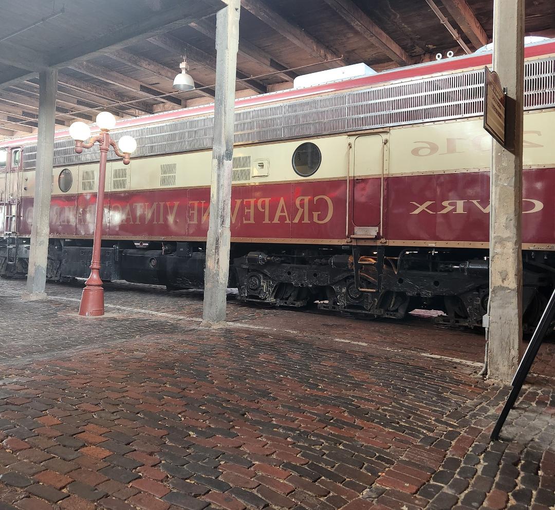 At the FW Stockyards and the train rolled in.