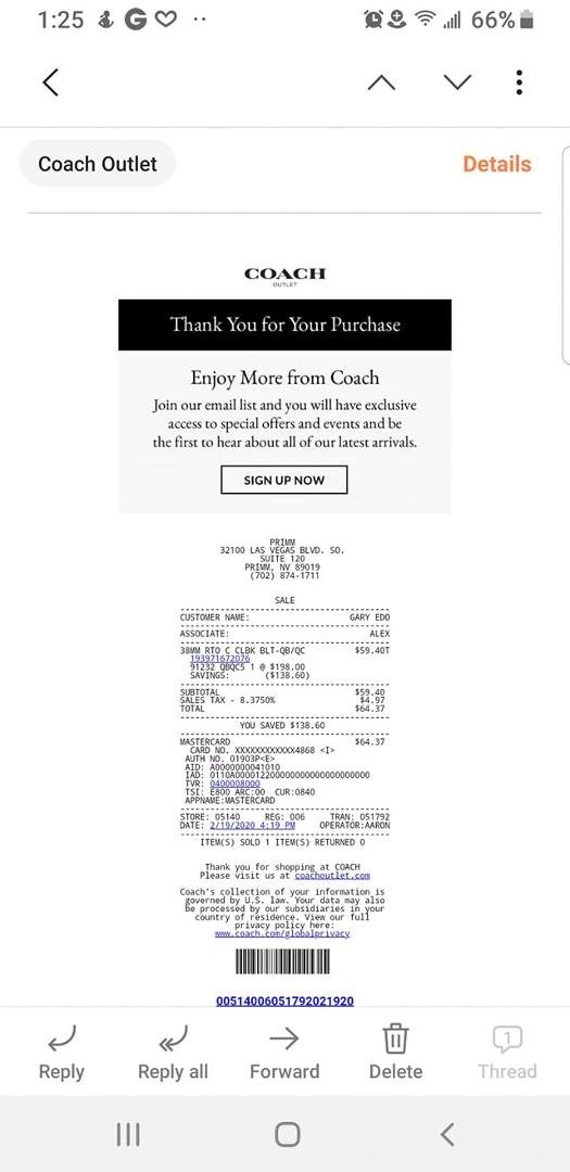 Little treat for myself, belt cost $198.00, but got 70% off, oh BABY, be blessed everyone!
